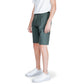 Green Linen Bermuda