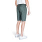 Green Linen Bermuda