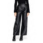 Black Polyester Pant