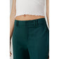 Green Polyester Pant