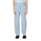 Blue Polyester Pant
