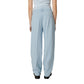 Blue Polyester Pant