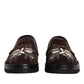 Brown Suede DG Family Slip On Flats Shoes