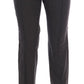 Elegant Slim Fit Striped Dress Pants