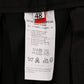 Chic Black Wool Blend Baggy Pants