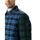Multicolor Cotton Men Jacket