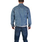 Light Blue Cotton Jackets & Coat