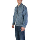 Light Blue Cotton Jackets & Coat
