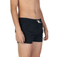 Black Polyester Swim Short
