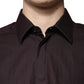 Purple Cotton Slim Fit MARTINI Dress Shirt
