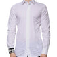 White Cotton Slim Fit GOLD Men Dress Shirt