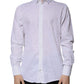 White Cotton Slim Fit Men MARTINI Dress Shirt