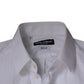 White Bib Cotton Poplin GOLD Men Formal Shirt