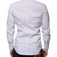 White Cotton Slim Fit Men MARTINI Dress Shirt