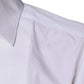 White Bib Cotton Poplin GOLD Men Formal Shirt