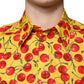 Yellow Cherry Cotton MARTINI Dress Shirt