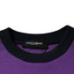 Multicolor Crew Neck Men Sweatshirt Sweater