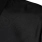 Black Cotton Square Neck Short Sleeve T-shirt