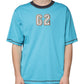 Blue Logo Crew Neck Short Sleeves T-shirt