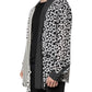 Black White Polka Dots Silk Men Casual Shirt
