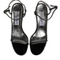 Black Ankle Strap High Heels Sandals Shoes