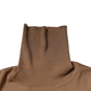 Brown Turtleneck Long Sleeve Pullover Sweater