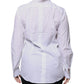 White Cotton Collared Long Sleeves Shirt Top