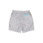 Gray Polyester Swim Short