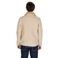 Beige Polyester Jackets & Coat