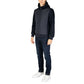 Blue Polyester Jackets & Coat