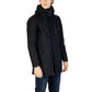 Black Nylon Jackets & Coat