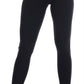 Elegant Black Cashmere Stretch Tights