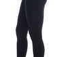 Elegant Black Cashmere Stretch Tights