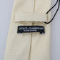 Elegant Beige Silk Necktie