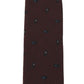 Elegant Bordeaux Silk Necktie