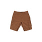 Brown Linen Bermuda