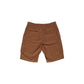 Brown Linen Bermuda
