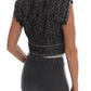 Elegant Tweed Button Front Vest