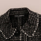 Elegant Tweed Button Front Vest
