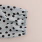 Polka Dotted Silk Blouse Top