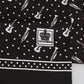 Elegant Silk Instrument Pattern Scarf