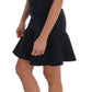 Floral Brocade Mini Flare Dress