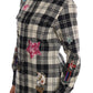 Enchanted Sequin Checkered Wool Shirt