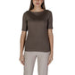 Brown Cotton T-Shirt