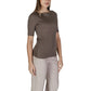 Brown Cotton T-Shirt