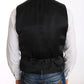Elegant Black Slim Fit Formal Vest