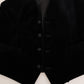 Elegant Black Slim Fit Formal Vest
