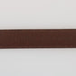 Elegant Brown Leather Men's Belt