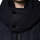 Black Nylon Hooded Puffer Men Coat Jacket