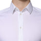 White Cotton Formal Men GOLD Dress Shirt